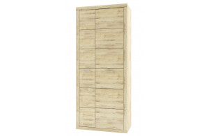 Двухстворчатый шкаф для одежды Оскар 2D