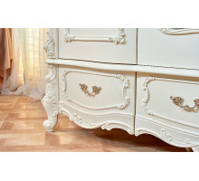 Шкаф 3-х дверный Элиза Люкс (крем)