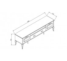 Тумба под ТВ Andera (Андера) andr-15