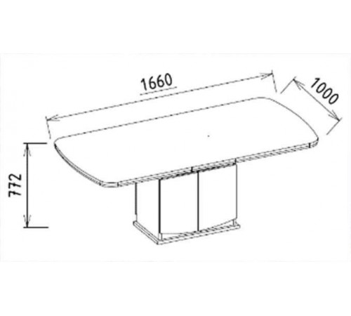 Cтол с тумбой Валеско (Valesco) VALS-14т