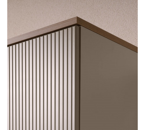 Трехстворчатый шкаф для одежды Мадрид (Кашемир эмаль)