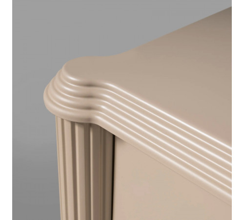 Четырехстворчатый шкаф для одежды Моника (Капучино эмаль)