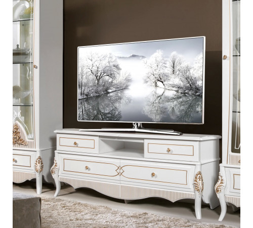 Гостиная Стелла 1 (белый золото)