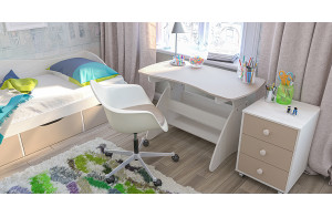 Детский стол "Вырастай-ка" Комби СТ-5 капучино