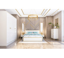 Спальня Люксор (Белый глянец)