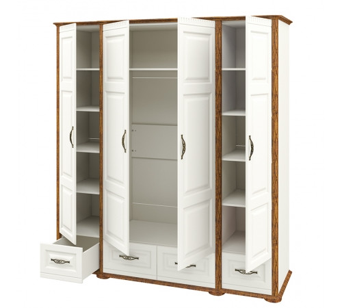 Шкаф четырехстворчатый Марсель МН-126-04