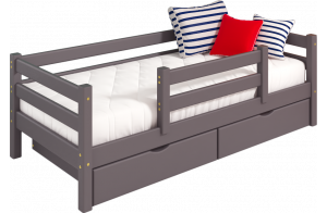 Вариант 4 Кровать "Соня" Лаванда с защитой по центру